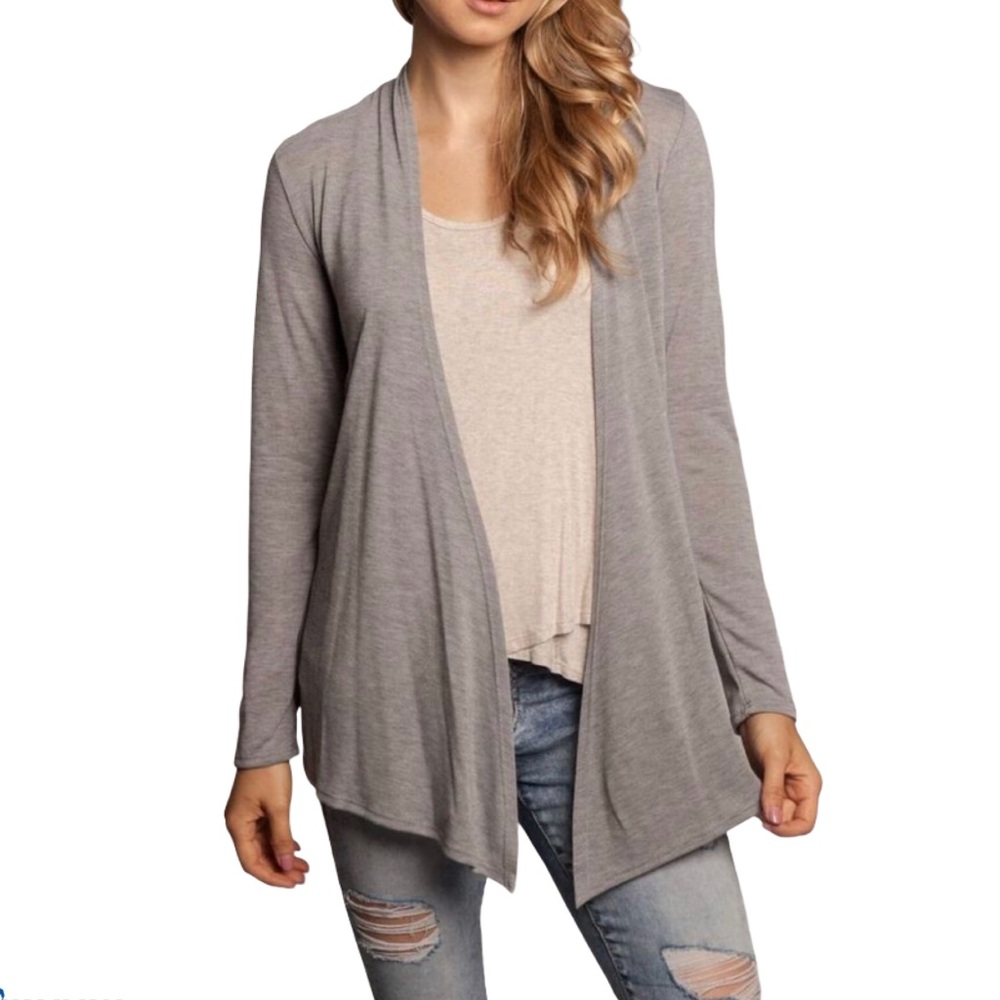 Chris & Carol Grey Cardigan - Size Small